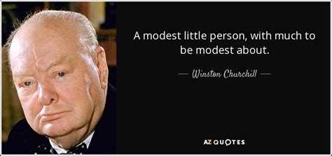 winston churchill quote a modest little person with much to be modest about