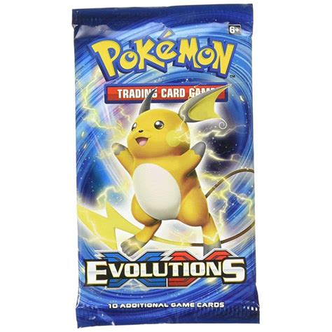 Pokemon Tcg Xy Evolutions Blistered Booster Pack Containing 10 Cards