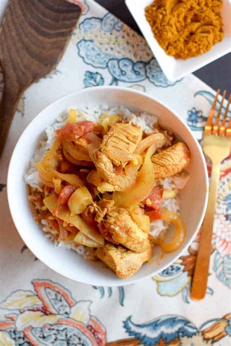Easy Homemade Chicken Curry Made With Curry Powder The Beard And The