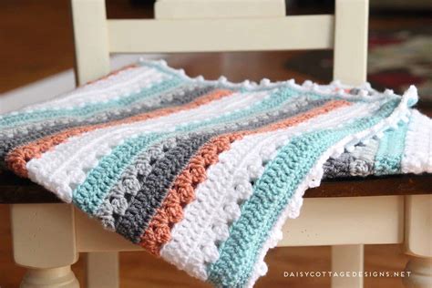 Crochet Blanket Pattern A Quick Simple Pattern Daisy Cottage Designs