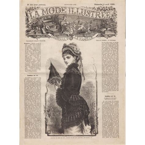 Revue Complete De La Mode Illustree 1880 N14