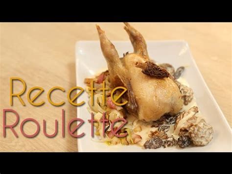 Cailles Farcies Sauce Aux Morilles Youtube