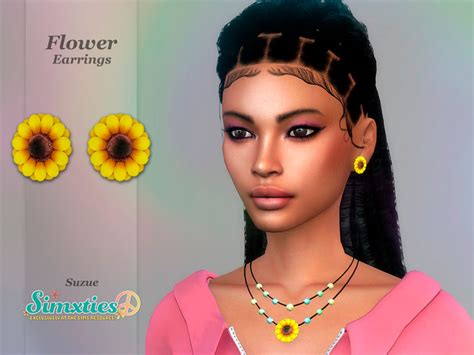 Sims 4 Flower Earrings The Sims 4 Catalog