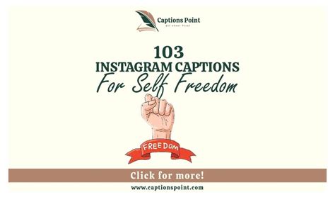 103 Self Freedom Caption For Instagram