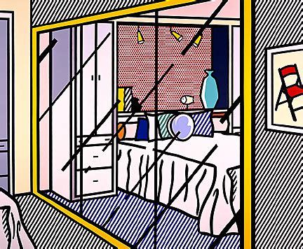 It's simple and free to submit. Interior with mirrored closet, 1991 - Roy Lichtenstein ...