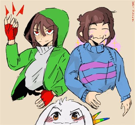 what gender do you see frisk and chara as undertale amino