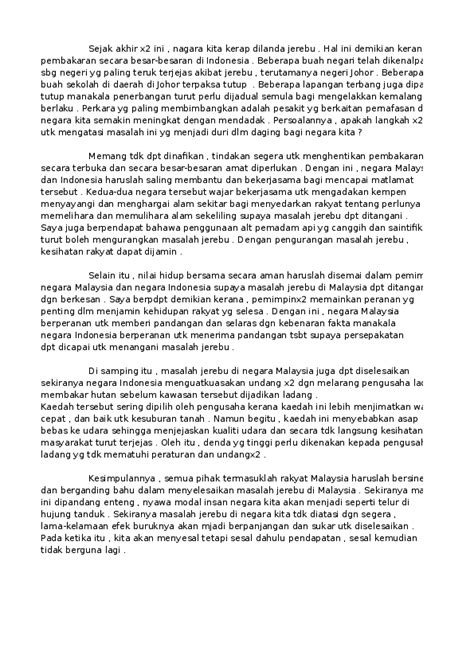 Menurut beliau lagi, langkah ini seharusnya dijalankan dengan memberi maklumat pengetahuan dan pendidikan kepada para petani dan syarikat perladangan khususnya di kawasan yang sering terlibat dengan pembakaran terbuka. (XLS) Langkah Mengatasi Masalah Jerebu di Malaysia | Wan ...