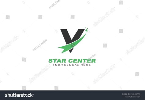 V Star Logo Design Inspiration Vector Stock Vector Royalty Free