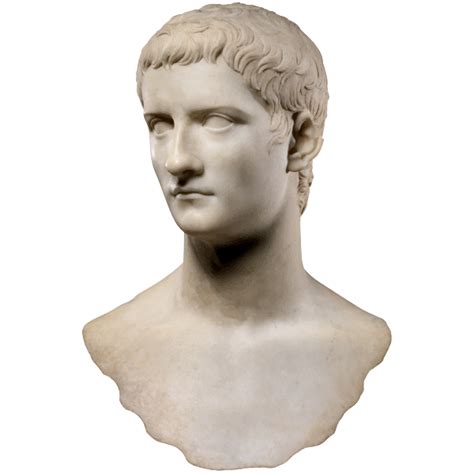 Bust Of Caligula Free Svg