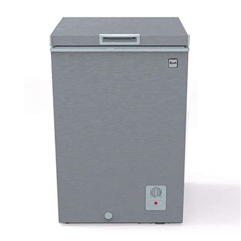 3 5 cu ft manual defrost chest freezer in stainless steel cf353m3s the home depot