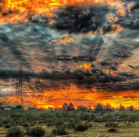 El Mirage Fun Deserts Natural Wonders Arizona Artsy Rain Clouds