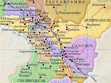 Viajero En Perú Cusco Significado Ubicación Y Superficie Límites 82a