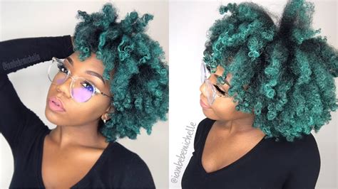 Color Natural Hair Without Bleach Iambebemichelle Tutorial Youtube