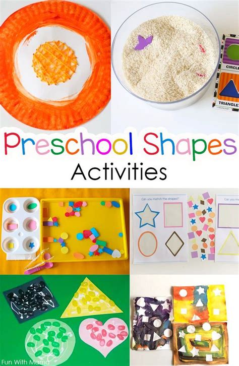 Some are educational, some are crafts and projects, some are just simple fun! Colors and Shapes Activities For Preschoolers | Preschool ...