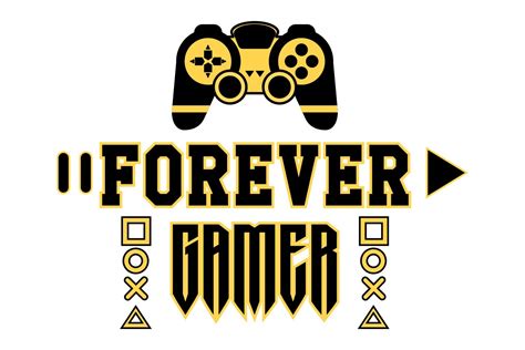 Forever Gamer Vector Design Graphic By Manshagraphics · Creative Fabrica