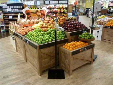 Custom Milled Produce Displays, Fruit & Vegetable Display Stands