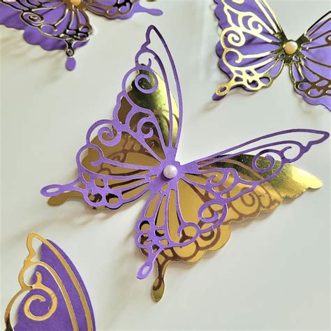 3d Paper Butterflies Etsy