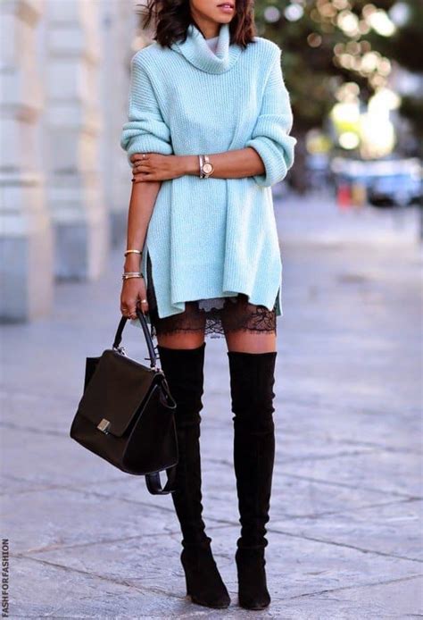 9 Tips How To Wear Thigh High Boots With Dresses Or Skirts Genesis