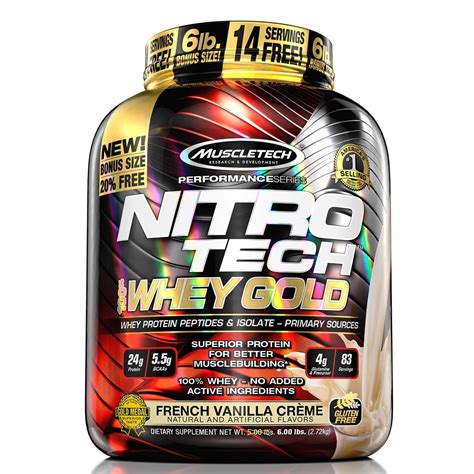 Muscletech nitro tech 100 whey gold strawberry 5 53 lbs 2 51 kg banned substance. Nitro-Tech 100% Whey Gold - CampusProtein.com