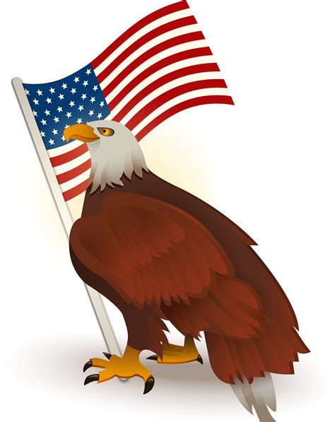 United States Clipart American Flag Eagle United States American Flag Eagle Transparent Free