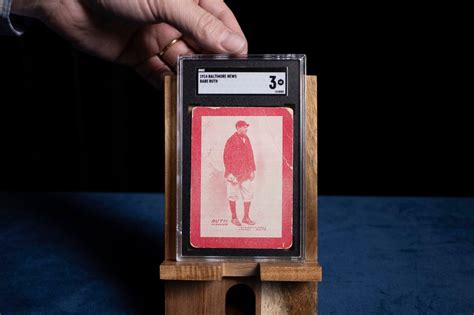 rare babe ruth rookie card sells for 7 2m third highest ever