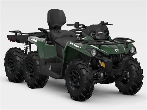 New 2023 Can Am Outlander Max 6x6 Dps 450 Tundra Green Atvs In Saint