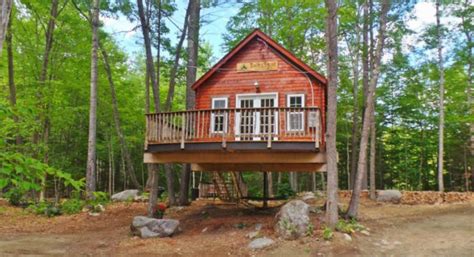 The staff is extremely accommodating and helpful in finding a unit that meets your specific needs and your desired stay. These Treehouses in Maine Will Give You An Unforgettable ...
