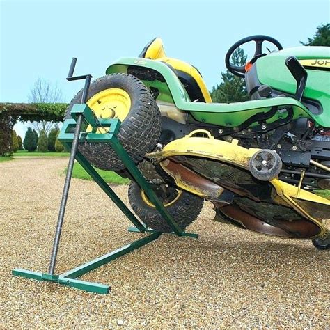 Lawn Mower Lift Plans Welding Projects Metal Garden Tractor Attachments