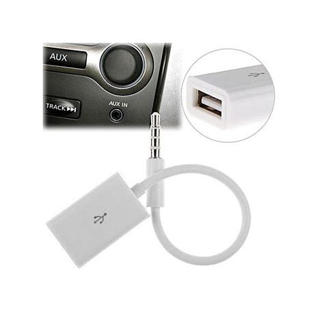 Cable Car MP3 3 5mm Male Aux Audio Plug Jack USB 2 0 Female Converter