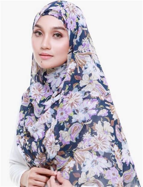 Buy 1 Pc New Thick Bubble Chiffon Hijab Scarf Printed