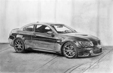 Coffee and cars augusta ga. Bmw E92 M3, Drawing by Skincandy Nine