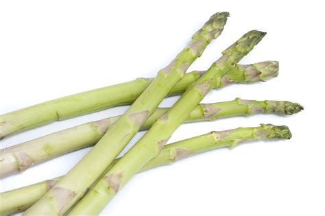 Fresh Green Asparagus Spears Free Stock Image
