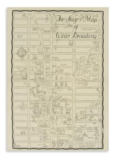 Pictorial Map New York City Eaton Frank At Auction Lot Art