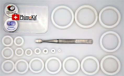 Phimosis Kit To Cure Tight Foreskin 22 Rings Resolve At Home Without Surgery Ebay