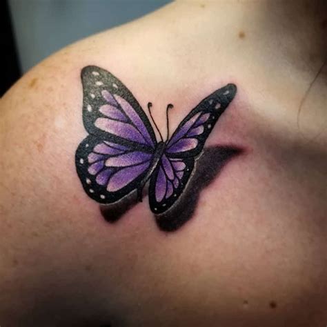 Top 61 Best Purple Butterfly Tattoo Ideas 2021 Inspiration Guide