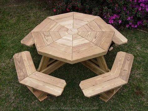 Build Your Own Octagon Picnic Table Image To U