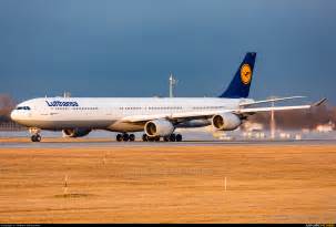 D Aihz Lufthansa Airbus A340 600 At Munich Photo Id 967231