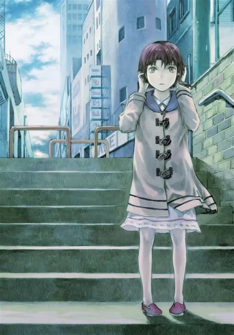 This Illustration Is Of Lain From Serial Experiments Lain Created By