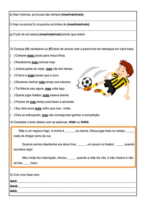 Atividade Mas E Mais 7 Ano Com Gabarito
