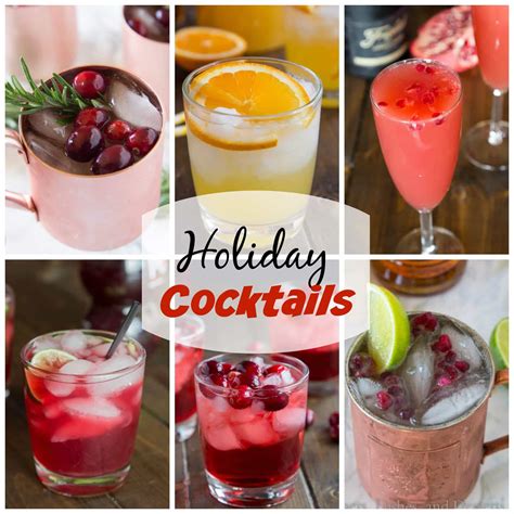 holiday cocktail recipes dinners dishes and desserts