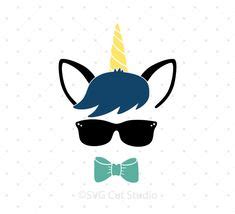Download Unicorn with Sunglasses SVG Files for Cricut or Silhouette ...