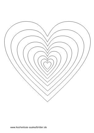 Schönes briefpapier zum ausdrucken kostenlos download: Malvorlagen Herzen | Herzen ausmalen | Ausmalbilder