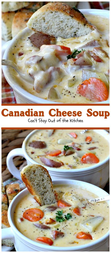 Canadian Cheese Soup Cant Stay Out Of The Kitchen