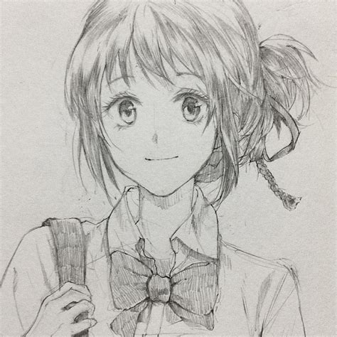 Kiminonawa anime kimi_no_na_wa yournamefanart mitsuha fanart your_name kiminonawafanart mitsuha_miyamizu taki. 💕 #君の名は #イラスト #yourname #kiminonawa | Anime, Drawing, Mỹ thuật