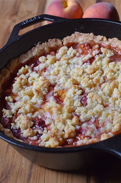 Fresh peaches and homemade crust.but worth every minute! The Best Peach Cobbler Ever, Made in a Cast Iron Skillet