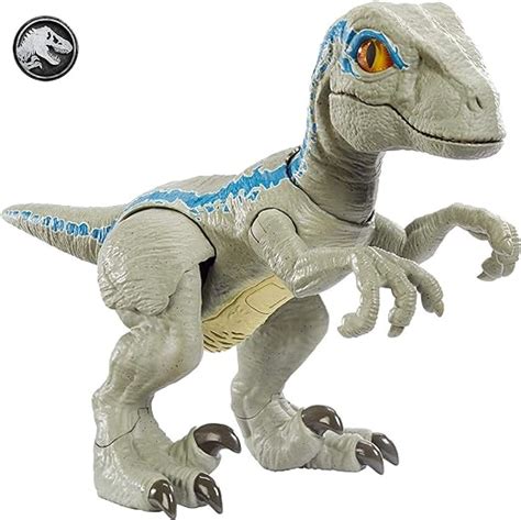 Jurassic World Figurine Dinosaure Articulé Bébé Vélociraptor Bleu Jouet Pour Enfant Gfd40