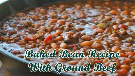 Baked beans loaded with bacon ground beef and plenty of spices and seasonings are simmered. 21 Ideas for Bush's Baked Beans with Ground Beef Recipe ...