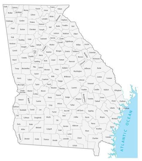 Georgia County Map Gis Geography Porn Sex Picture