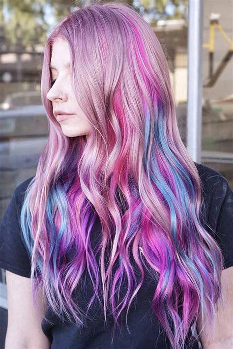 Fabulous Purple And Blue Hair Styles Lovehairstyles Com