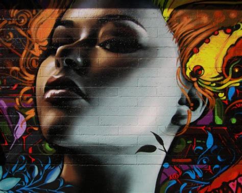Graffiti Girl Hair Urban Art Wallpaper Urban Art Wallpaper